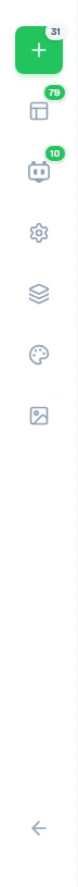 Far left canvas control buttons