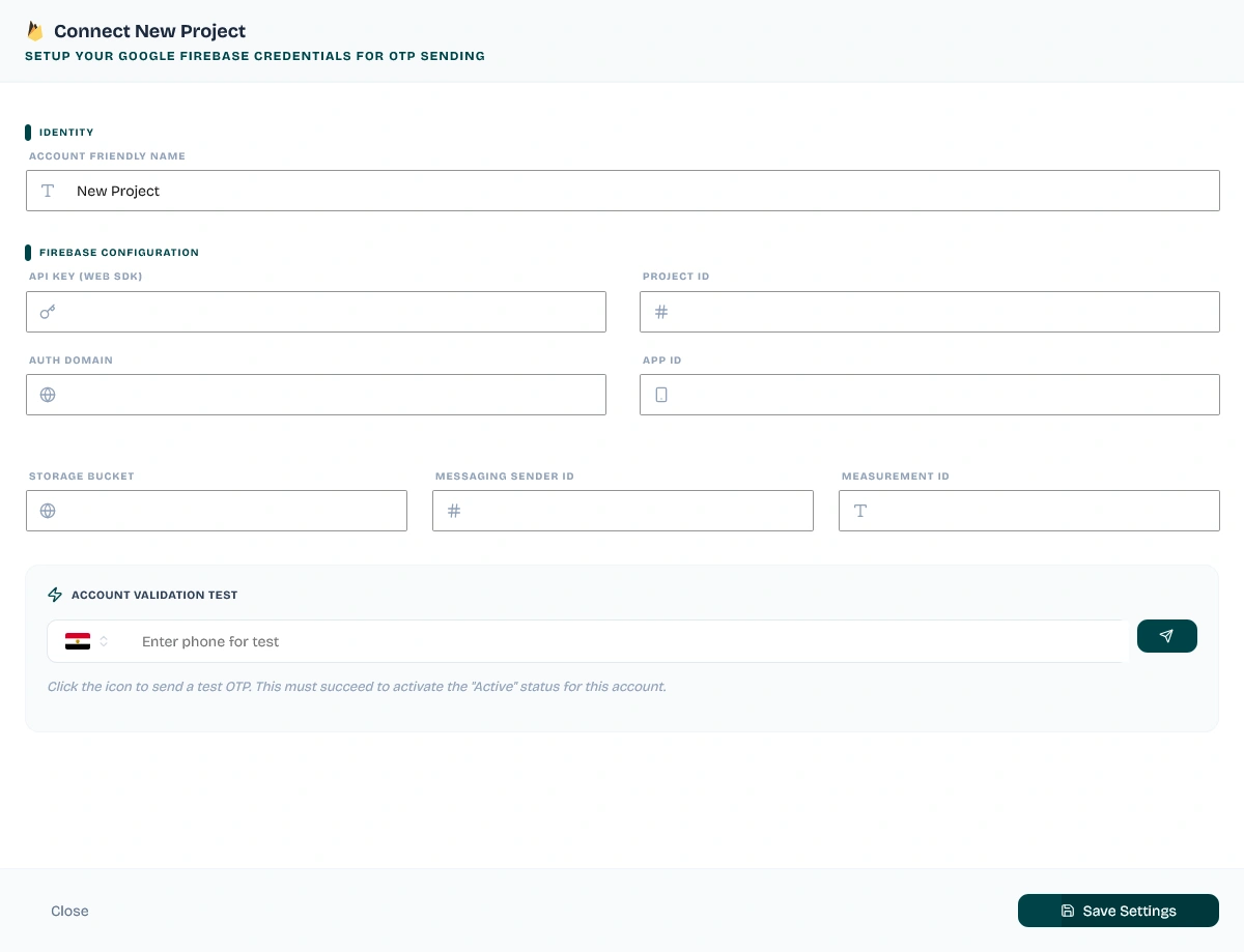 تعبئة حقول تكوين ورقة إعدادات Wawp