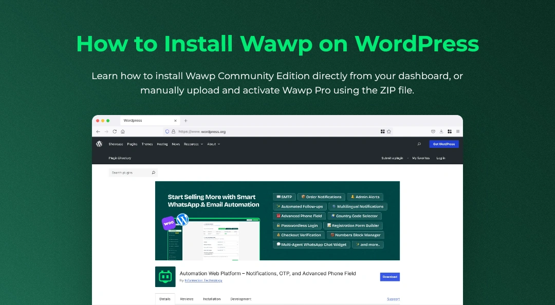 Installing and Updating the Wawp Pro Plugin