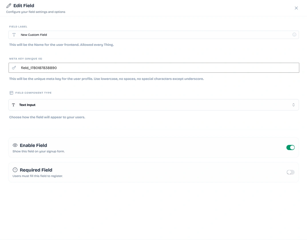 Add Custom Popup Layout