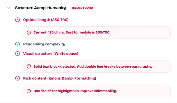Category B: Structure & Humanity Diagnostics