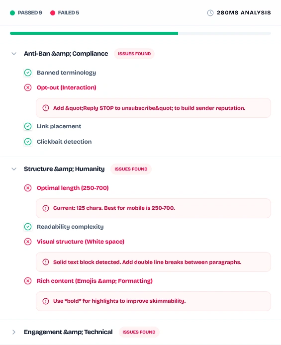 Real-Time AI Diagnostic & Anti-Ban Analysis Badge and Panel